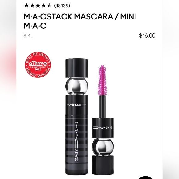 M•A•CSTACK Mascara | Superstack Mega Brush | Mac Cosmetics | Brand New - Picture 4 of 9